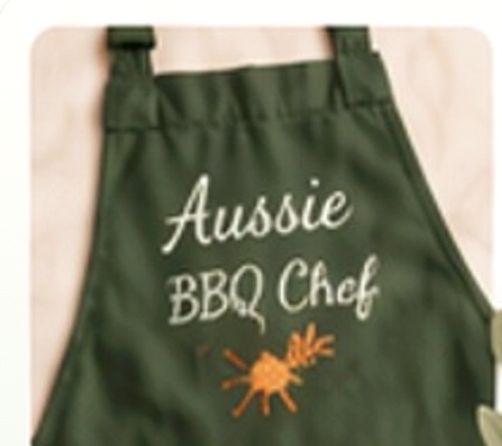Australian personalised apron