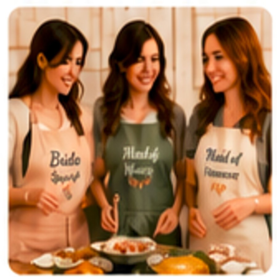 Personalised event aprons
